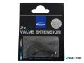 Schwalbe nástavec ventilku 30mm tubeless černý sada 2ks
