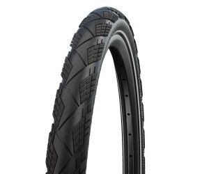 Schwalbe Marathon Efficiency 50-622 (29x2.0) SuperRace Addix V-Guard černá+reflexní pruh skládací