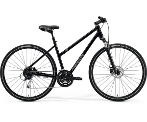 MERIDA CROSSWAY 100 Glossy Black(Matt Silver) W 2023