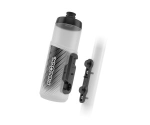 FIDLOCK láhev Twist set 600ml + základna na rám CLEAR