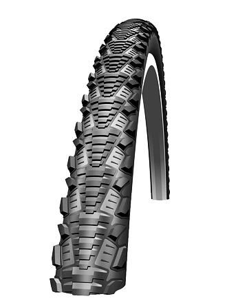 Schwalbe plášť CX Comp 40-622 KevlarGuard černá+reflexní pruh