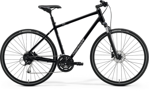MERIDA CROSSWAY 100 Glossy Black(Matt Silver) 2023 Vel. L